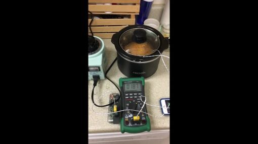 Crock-Pot (SCR151) 1.5-Quart Round Manual Slow Cooker - Variac Controlled Crock-Pot Experiment Overview