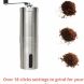 Manual Coffee Grinder , Hand Coffee Bean Grinder - Conical Burr Mill - Perfect for Aeropress, Turkish Beans, Espresso, French Press â€“ Suitable for Travel, Camping, Backpacking(2 Pack) - 0