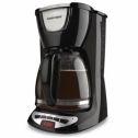 BLACK+DECKER DCM100B 12-Cup Programmable Coffeemaker with Glass Carafe, Black