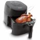 NuWave Brio 4.5 Quart Air Fryer with 6 Presets and Pre-Heat Temperature Settings, 100-400 Degrees, Black (Refurbished) - 1