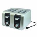 BLACK+DECKER TR6341S 4-Slice Toaster, Bagel Toaster, Stainless Steel
