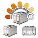 Bakery Toaster 2 Slice Extra Wide Slot Toaster Stainless Steel Bagel Bread Toaster - 3