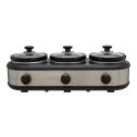 Farberware Triple Slow Cooker, 4.5 Quarts