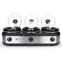 TRU (BS-325LR) Triple Crock Buffet Slow Cooker
