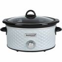 4.5-quart Scallop Pattern Slow Cooker (white)