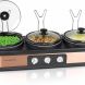 HomeCraft TSC25 3-Station 2.5-Quart Round Slow Cooker Buffet - Copper - 0