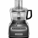 KITCHENAID KFP0722QG 7-CUP FOOD PROCESSOR With EXACT SLICE SYTEM LIQUID GRAPHITE (CERTIFIED REFURBISHED)