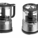 KitchenAid KFC3516CU 3.5 Cup Mini Food Processor, Contour Silver (Certified Refurbished)