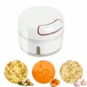 Amerteer Manual Food Chopper Processor for Onion Garlic Lettuce Tomato, Hand Pulled Vegetable Cutter Mincer Slicer for Easy Preparation | Kitchen Use Mixer Blender Dicer Spices Nuts