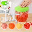 Multi-function practical Salad Crusher Food Processor Manual Meat Machine Crusher Chopper